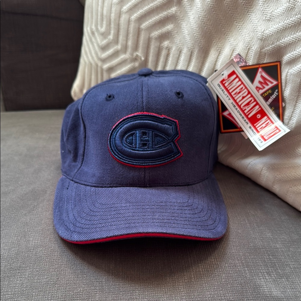 Vintage Montreal Canadiens Hat / 90s / NHL / American Needle / New